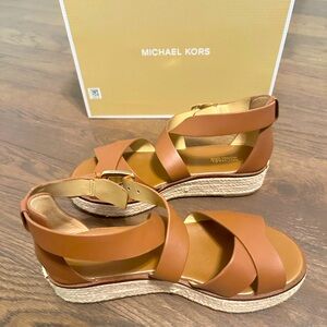 Michael Kors Sandals, luggage, size 8.5